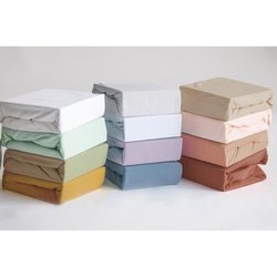 Spannbettlaken - P TIT DODO - 60 x 120 cm - Jersey - Tomette