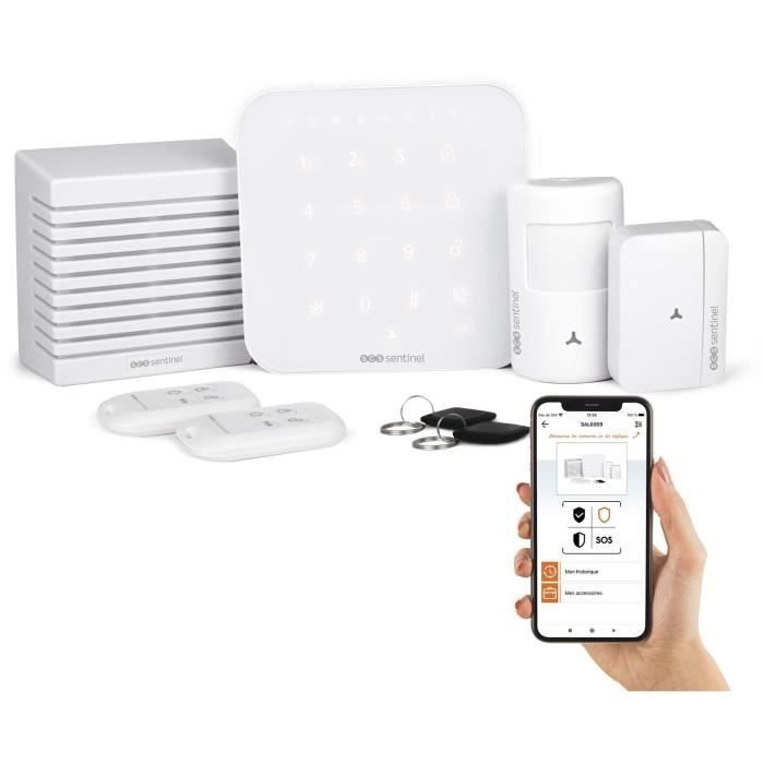 Draadloos alarm verbonden Wi-Fi en GSM 4G - KitAlarm - SCS SENTINEL