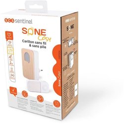 Scs sentinel - CSF0104 - SONE Cosy chime - Hout - Draadloos zonder bat