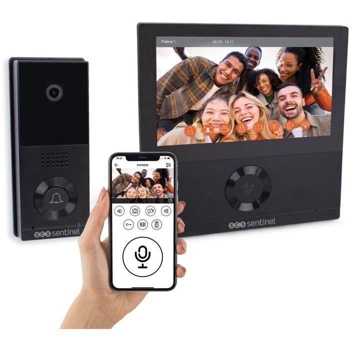 Videocitofono cablato connesso - SCS SENTINEL - VisioWifi - Visione no