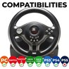 Volante Volante de conducción - SUBSONIC - Compatible Switch, PS4, Xbo