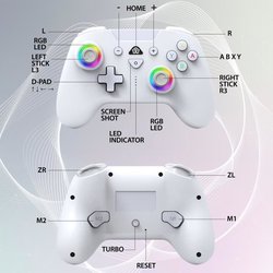Controller wireless - SUBSONIC - Switch 2 / Switch - LED programmabili