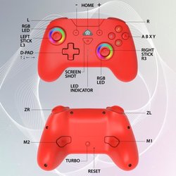 Controller wireless - SUBSONIC - Switch 2 / Switch - LED programmabili