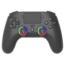 Mando inalámbrico SUBSONIC para PS4 con LED y vibración, conector para