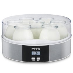 Yaourtiere HKoeNIG - ELY70 - Capacité 7 pots de 160ml - Programmable j
