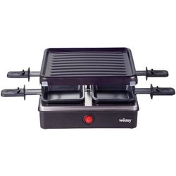 WEASY LUGA40 - Raclette and grill for 4 people - 600W - Non-stick coat