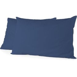 LOVELY HOME Set of 2 rectangular pillowcases - 50 x 70 cm - 100% cotto