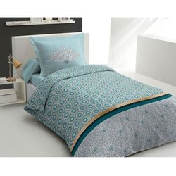 Parure de couette 140x200 cm HOME LINGE PASSION LOUXOR : Housse de cou