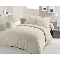 LOVELY HOME DECKENSET  220 x 240 cm  100 % BAUMWOLLE  CREMEBEIGE
