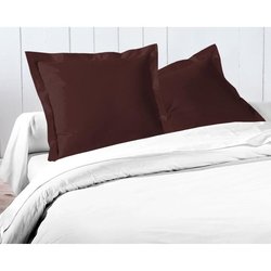 Set di 2 federe - LOVELY HOME - LH71588 - 73 x 73 cm - Marrone