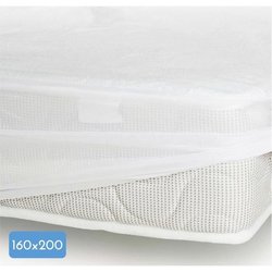 Mattress protector - 160 x 200 cm x 25 xm - 100% Cotton - 170 G/M2 - L