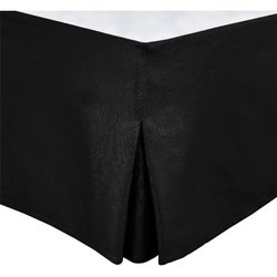 Coprimaterasso - HOME LINGE PASSION - 90 x 190 cm + 30 cm - Nero