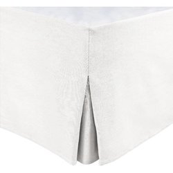 Funda de somier - HOME LINGE PASSION - 160 x 200 cm + 30 cm - Blanco