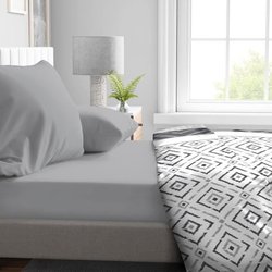 Fitted sheet - HOME LINGE PASSION - HP71769 - 160 x 200 cm + 30 cm bon