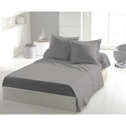 Lenzuolo sopra - HOME LINGE PASSION - 180 x 290 cm - 1 persona - Grigi