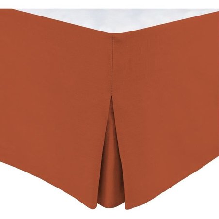Coprirete - HOME LINGE PASSION - 160 x 200 cm + 30 cm - Terracotta