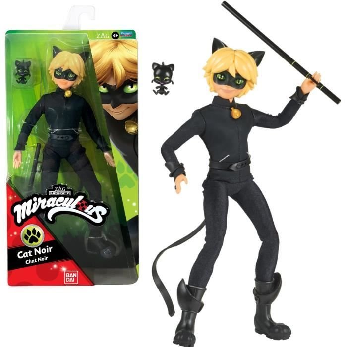 BANDAI Miraculous Ladybug - Modepuppe 26 cm: Cat Noir