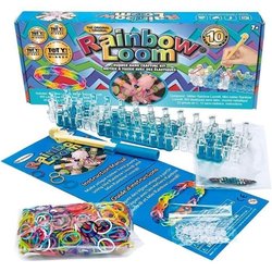 Rainbow Loom Original - Bandai - Métier a tisser avec 600 élastiques -