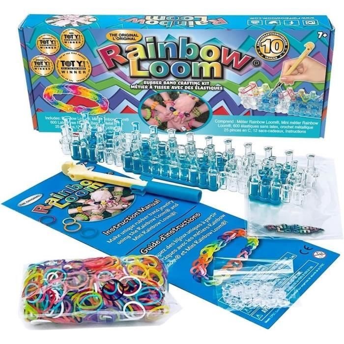 Rainbow Loom Original - Bandai - Loom with 600 elastics - CD00001