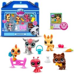 BANDAI  Littlest Pet Shop  Sammlerset Bauernhof-Thema  5 Tiere und 