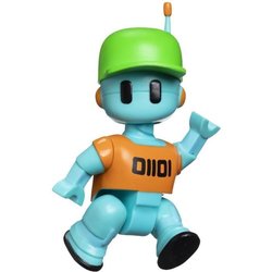 Figura articulada - BANDAI - Stumble Guys - Robot Guy - 11 cm - Con pe