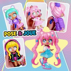 Muñeca personalizable - BANDAI - Animakii - HEA26351 - Piruleta y Chic