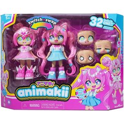 Aanpasbare pop - BANDAI - Animakii - HEA26352 - Magiër en schoolmeisje