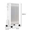 Radiator van elektrische oliebad - 2000 watt - Oceanic - 3 Powers - 9 