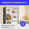 251-l-Unterbaukühlschrank  CONTINENTAL EDISON  Total No Frost  Edel