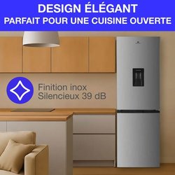 251-l-Unterbaukühlschrank  CONTINENTAL EDISON  Total No Frost  Edel