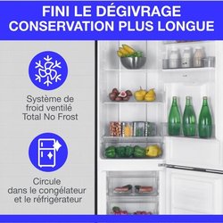 251-l-Unterbaukühlschrank  CONTINENTAL EDISON  Total No Frost  Edel