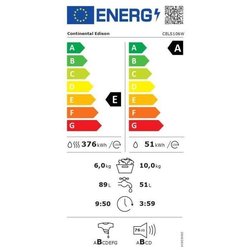 Lave-linge séchant - CONTINENTAL EDISON - CELS106W - 10kg / 6kg - Mote