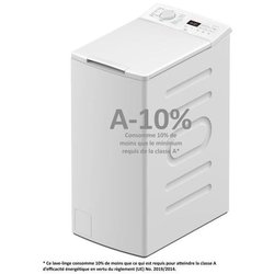 Lave-linge top - CONTINENTAL EDISON CELL712TW - 7 kg - Induction - 40 