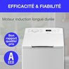 Lave-linge top - CONTINENTAL EDISON CELL712TW - 7 kg - Induction - 40 