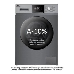 Lave-linge hublot - CONTINENTAL EDISON - CELL8140IS1 - 8kg - Moteur in