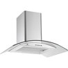Hotte décorative - CONTINENTAL EDISON - CEH60GS2 - Classe A - 60 x 47 