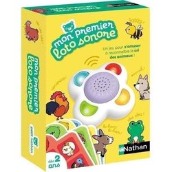 MIJN EERSTE GELUID LOTTO - Educatief spel - NATHAN - Identificeer dier