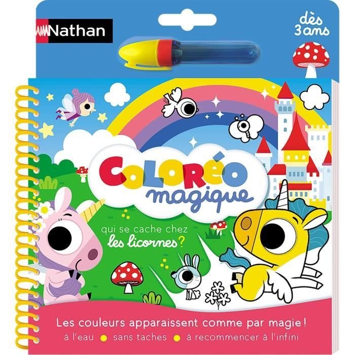 Magical Coloreo - Unicorni - Gioco creativo - NATHAN - Età 3+