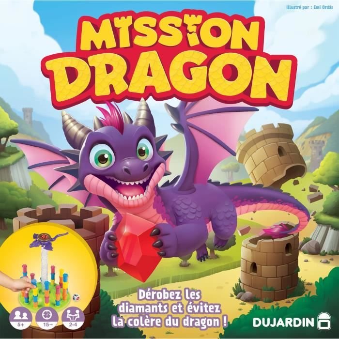 Dragon Mission  Brettspiel  DUJARDIN  ab 7 Jahren