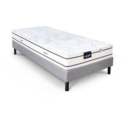 Ensemble matelas sommier  90x190 marque DUNLOPILLO - Hauteur 20 cm - R