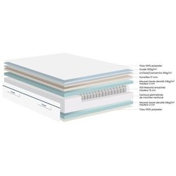 DUNLOPILLO Rosemary Dark Matratzen- und Lattenrost-Set 160 x 200  Dic