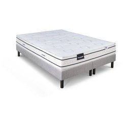 Ensemble matelas sommier  180x200 (2x90)marque DUNLOPILLO Hauteur 21 c