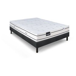 Ensemble matelas sommier  160x200 marque DUNLOPILLO Hauteur 21 cm- Lat