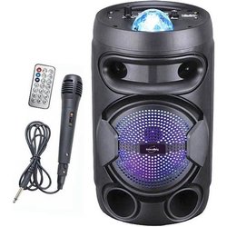 INOVALLEY KA02 BOWL - Altavoz de luz Bluetooth 400W - Función Karaoke 
