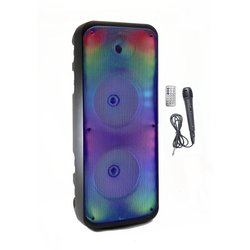 Beleuchteter Karaoke-Lautsprecher  INOVALLEY  KA25-FIRE  Bluetooth 