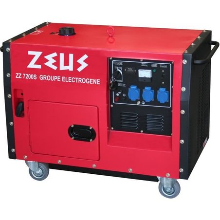 ZEUZ-Generator  Leise  6000 W  Elektrostart