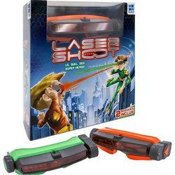 Juego de mesa - MEGABLEU - Laser Shoot - Duelo láser con máscaras y vi