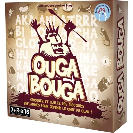 Ouga Bouga - Asmodee - Become the leader of the clan - Ages 7 - Made i