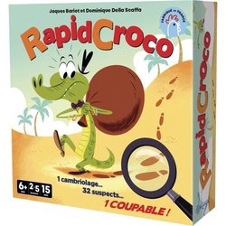 RapidCroco - Asmodee - Juego de investigación - 32 Sospechoso 1 culpab