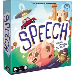 Discorso - Asmodee - Inventa una storia - 4 modalità di gioco - 15 min